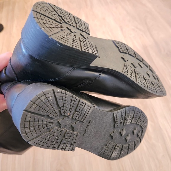 Denver Hayes Black Leather Tall Riding Boots w/ T-MAX Insulation - Picture 5 of 6